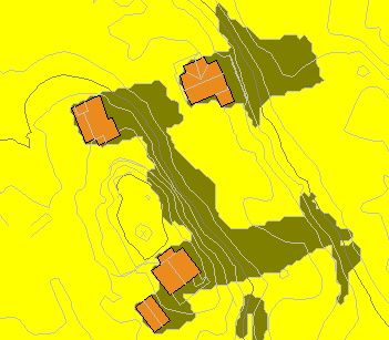 Sol-/skyggeanalyse med 3D-objekter