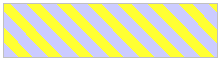 Single stripes with gray color, angle 135 and width 5