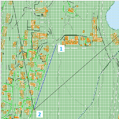 Target point and camera position