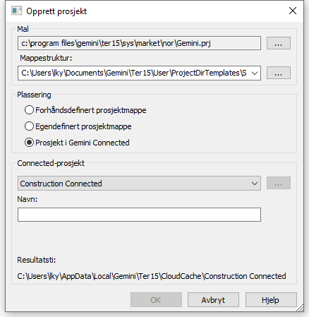 Creating a cloud project