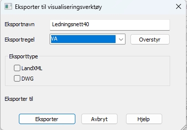 Export of data from Terrain