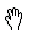 Hand symbol for panning