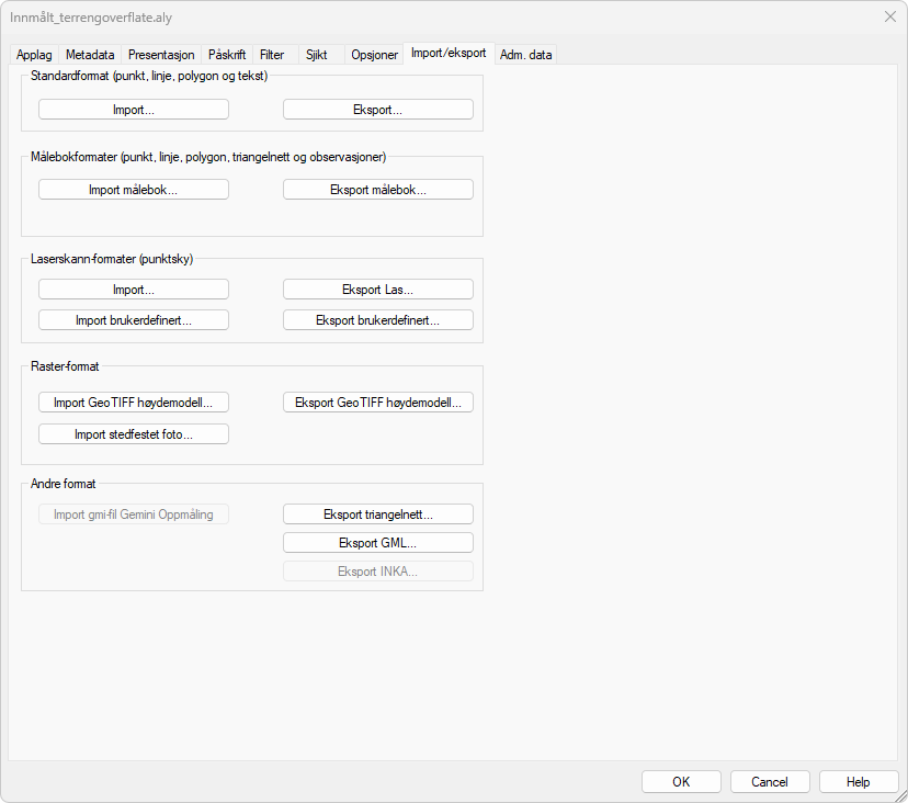 Egenskaper for applikasjonslag