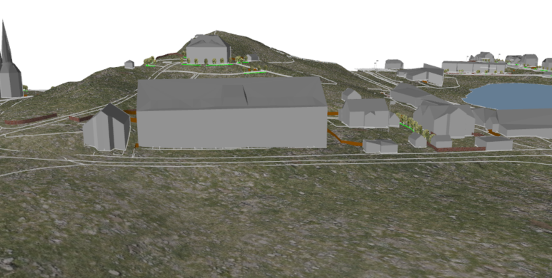 Rendermodell med materialer