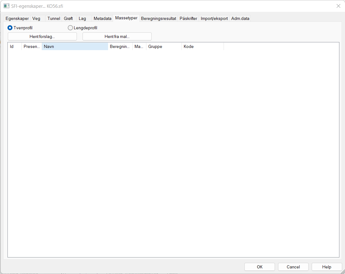 Ikon for SFI-egenskaper