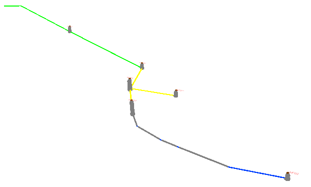 3D-visning av importert VA-modell