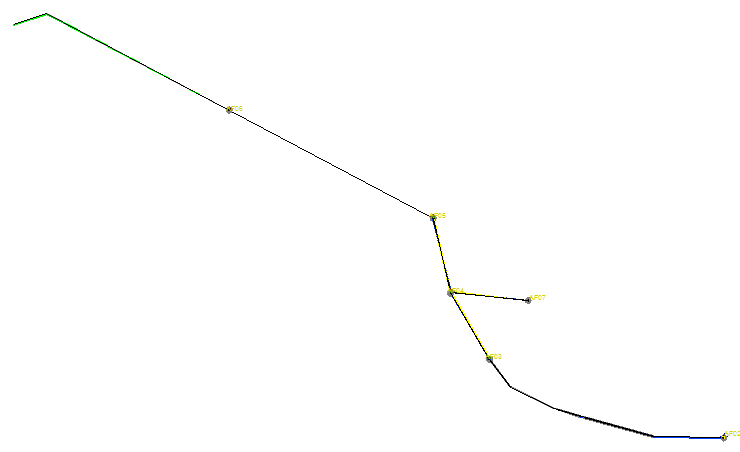 Planvisning av importert VA-modell