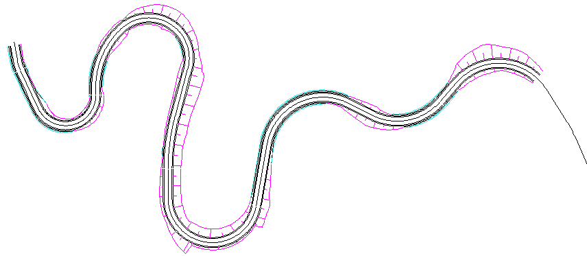 Planvisning av importert vegmodell