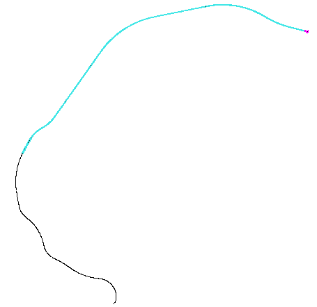 Planvisning av importert vegmodell