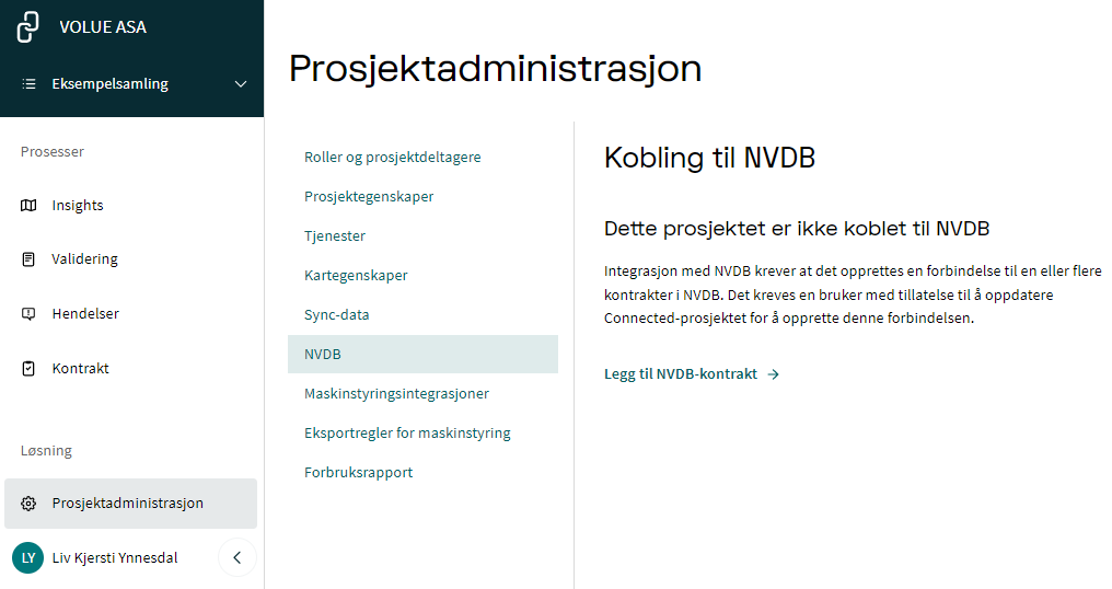 Prosjektadministrasjon - NVDB