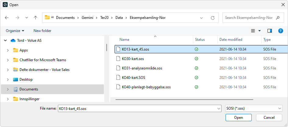 Batch-import dialog