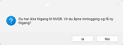 Melding ved utgått token