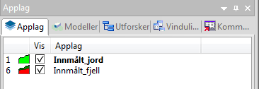 Fordeling av terrengdata på applikasjonslag